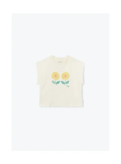 Arsene et les pipelettes T-shirt Tournesol ECRU12 Fashion