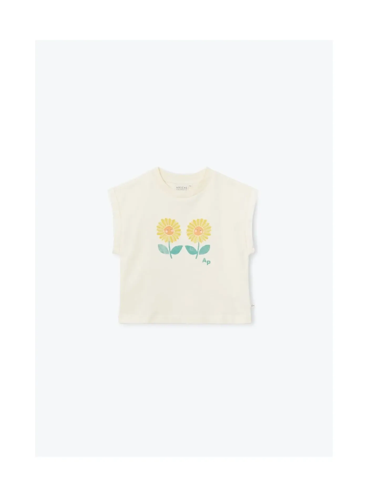 Arsene et les pipelettes T-shirt Tournesol ECRU12 Fashion
