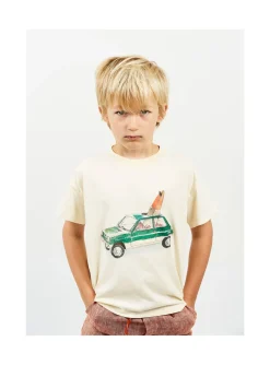 Arsene et les pipelettes T-shirt Voiture ECRU12 Discount