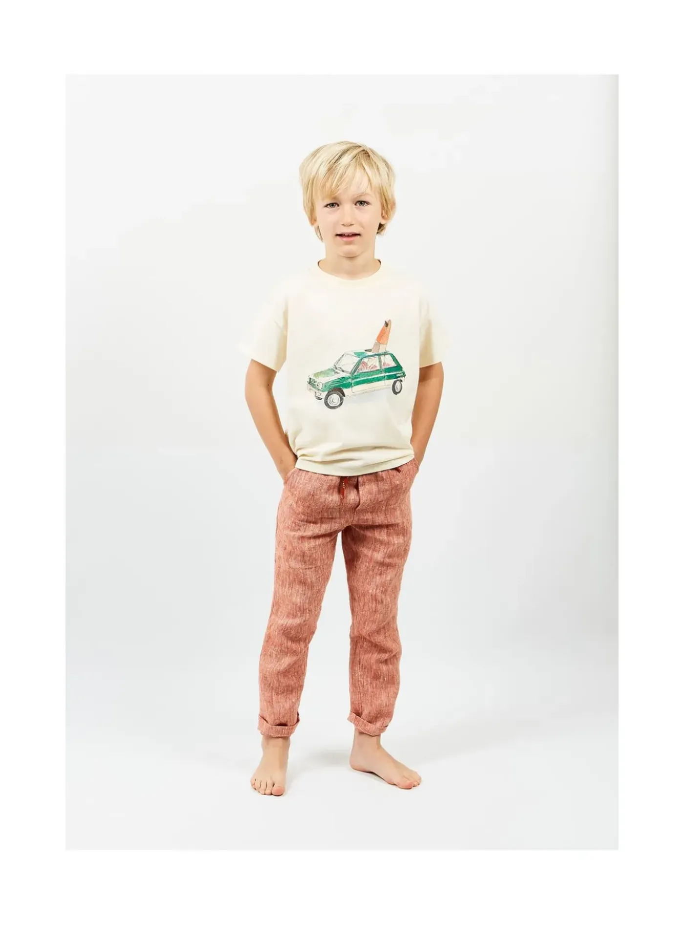 Arsene et les pipelettes T-shirt Voiture ECRU12 Discount