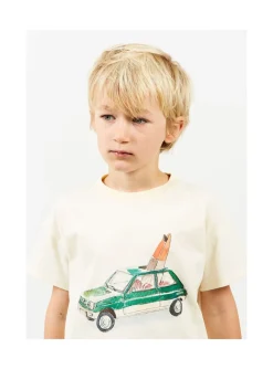 Arsene et les pipelettes T-shirt Voiture ECRU12 Discount