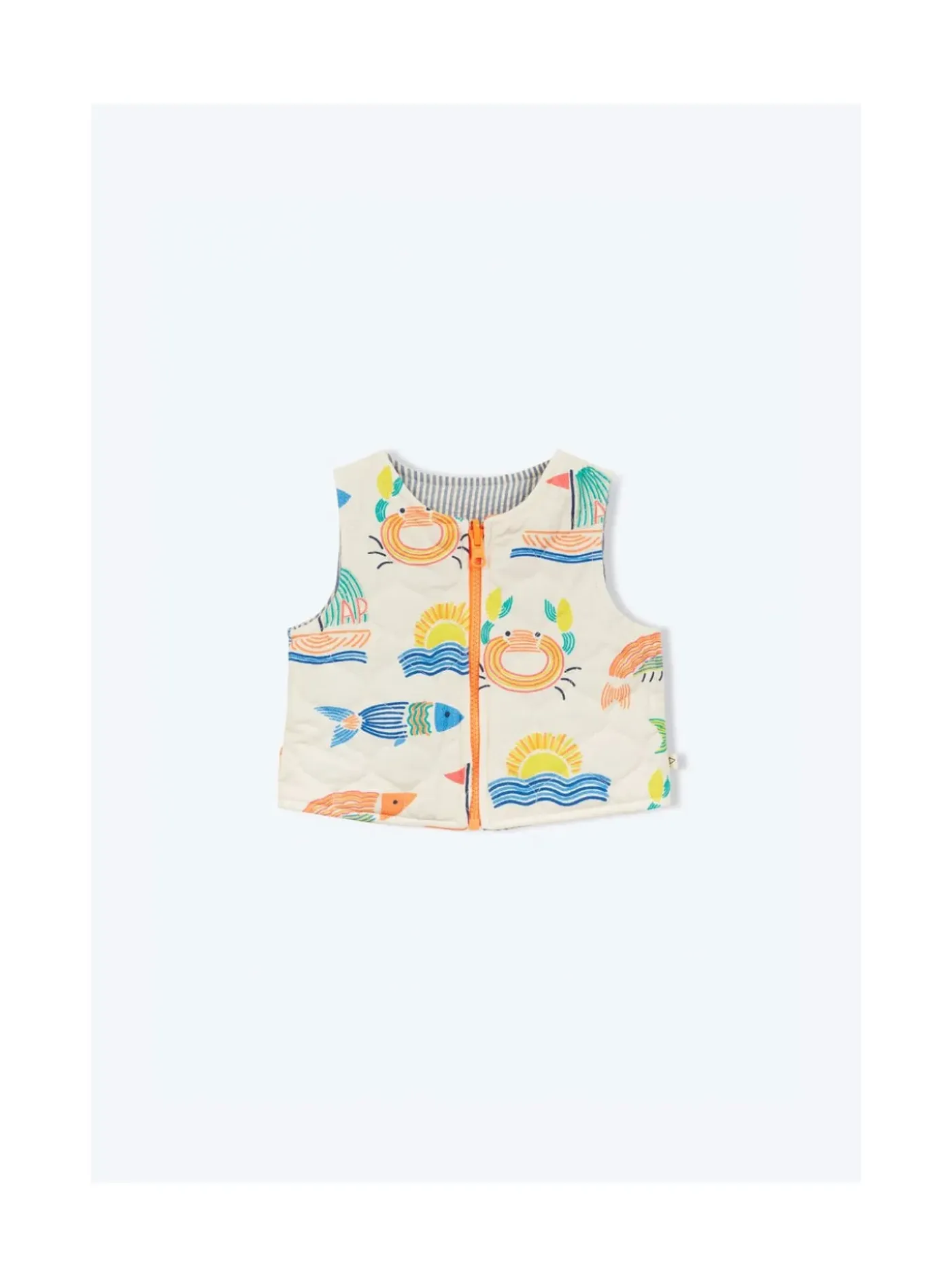 Arsene et les pipelettes Veste Bébé Réversible BLEU4 Best