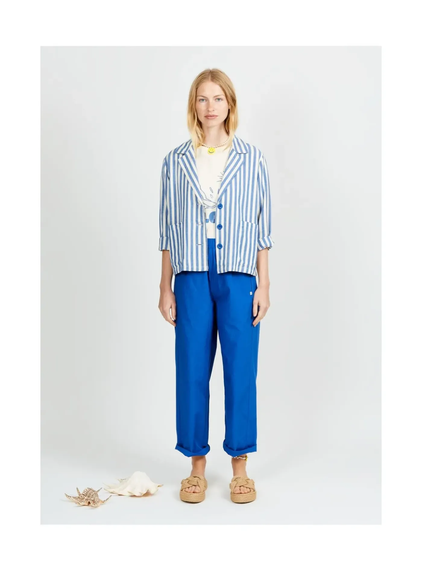 Arsene et les pipelettes Veste Femme Rayures Transat Sale