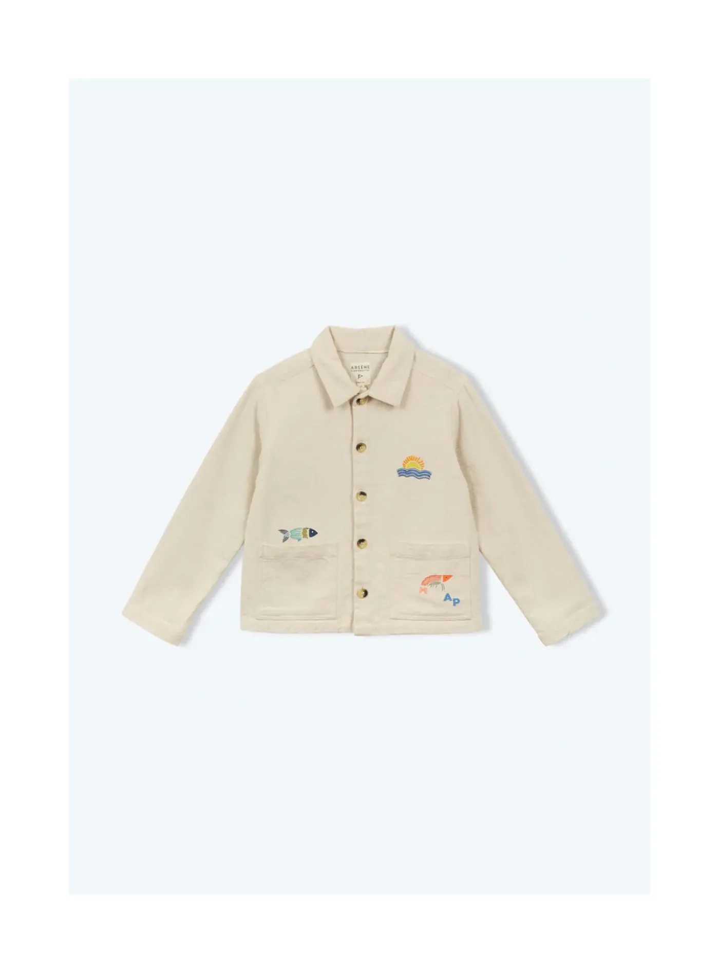 Arsene et les pipelettes Veste Imprimée Plage NATURAL14 Fashion