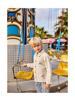Arsene et les pipelettes Veste Imprimée Plage NATURAL14 Fashion