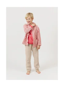 Arsene et les pipelettes Veste Rayures Transat ROUGE30 Discount