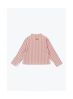 Arsene et les pipelettes Veste Rayures Transat ROUGE30 Discount